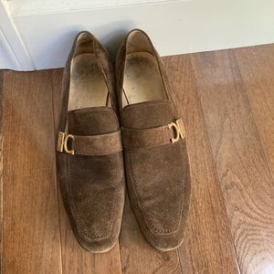 Ferragamo suede loafers 12D